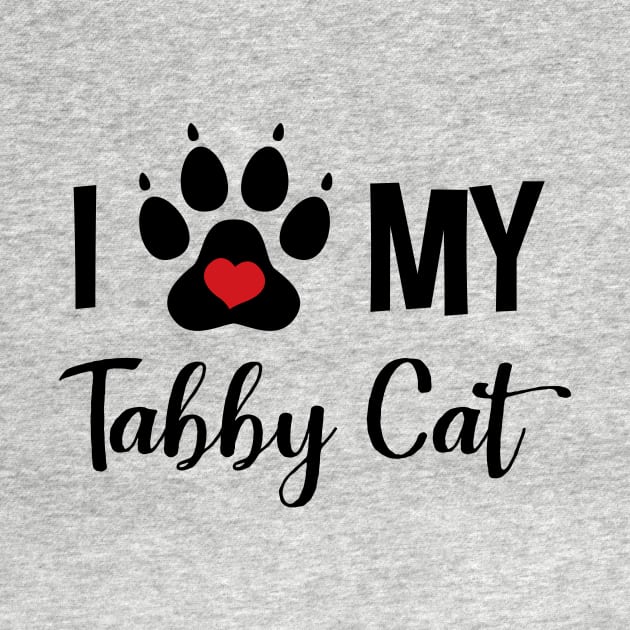 I Love My Tabby Cat by InspiredQuotes